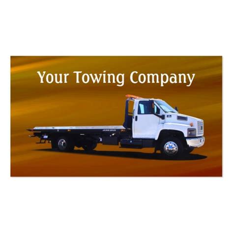 Towing CUSTOMIZABLE Business Card