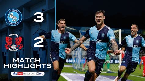 HIGHLIGHTS Wycombe 3 2 Leyton Orient YouTube