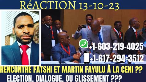 TETE A TETE MARTIN FAYULU ET FATSHI QUE PENSEZ VOUS TRAITRE OU PIEGE