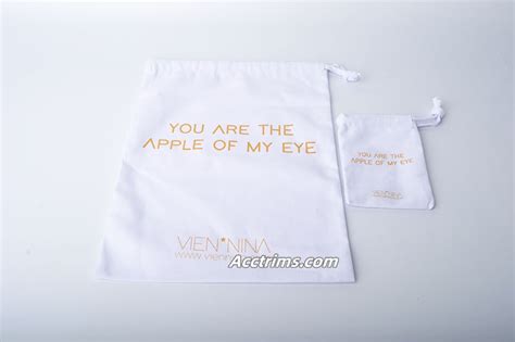 Wholesale custom printed muslin bags | Acctrims.com