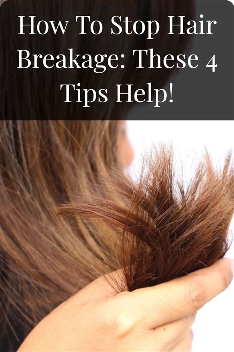 How To Stop Hair Breakage These 4 Tips Help Stop Hair Breakage