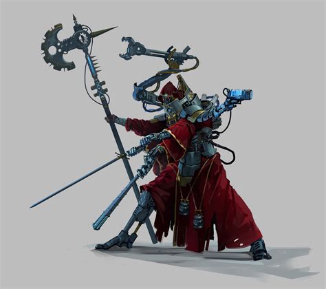 Tech Priest Art By Dwayne Dorect 40k Gallery