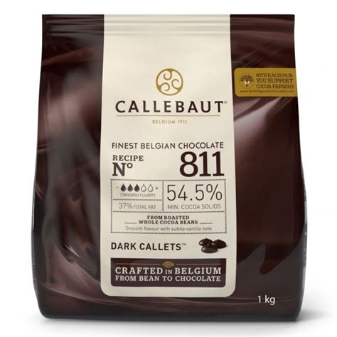 Callebaut Callets Feinste Belgische Schokolade 1000g Dunkte