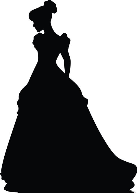 Cinderella Svg Disney Svg Princess Cricut Princess Silhou Inspire