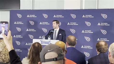 New Tennessee Titans Coach Brian Callahan Talks About Meeting