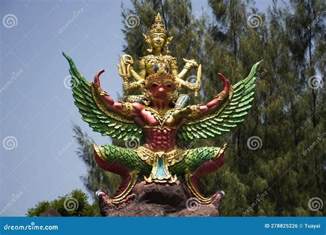 Garuda Statue State Symbol Of Thai Royal Editorial Image