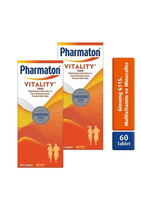 Pharmaton Vitality 60 Tablet 2 Adet Fiyatı Yorumları Trendyol