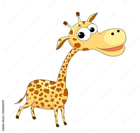 Funny Cartoon Giraffe