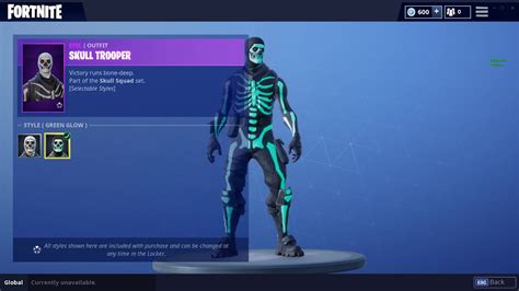 NEW And IMPROVED Skull Trooper Skin Available In The Item Shop NOW