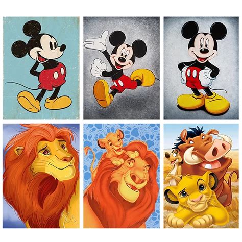 Decoração para casa o rei leão simba hd impresso pintura fotos dos