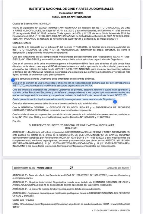 Cierre Del INCAA Peligra El Cine Argentino Estoimporta