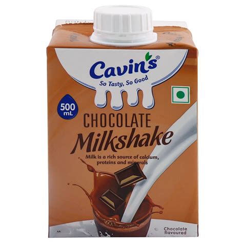 Cavin S Chocolate Milkshake 500 Ml Tetra Pak