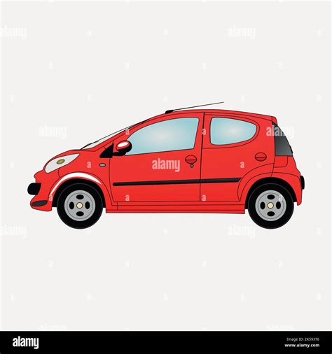 Red Car Clipart Vehicle Illustration Vector Stock Vector Image Art