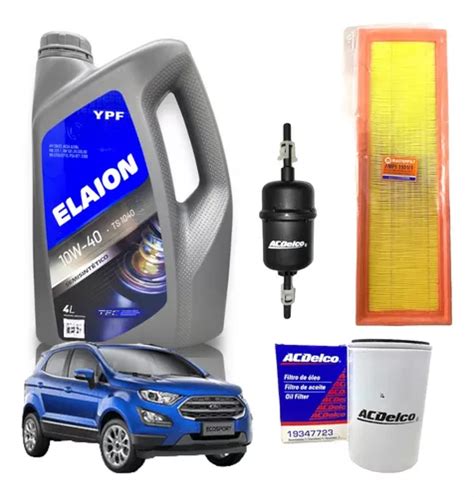 Kit Filtros L Aceite Elaion F Ford Ecosport Rocam