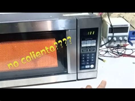 Mi Microondas No Calienta Y Se Escucha Un Ruido Fuerte YouTube