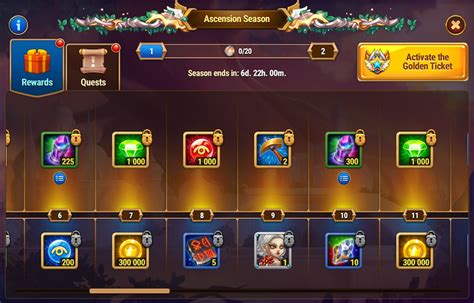 Hero Wars Guide Ascension Season All Rewardsinsights With Herowars Login