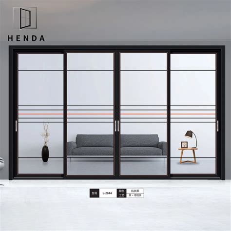 Slim Frame Aluminium Sliding Door Narrow Minimalist Windows And Door