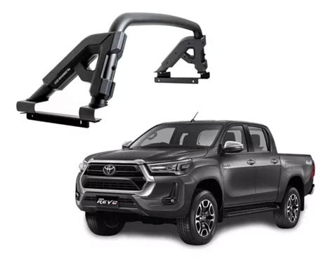 Roll Bar Gr Go Rhino Toyota Hilux Negro 2016 2021 Meses Sin Intereses