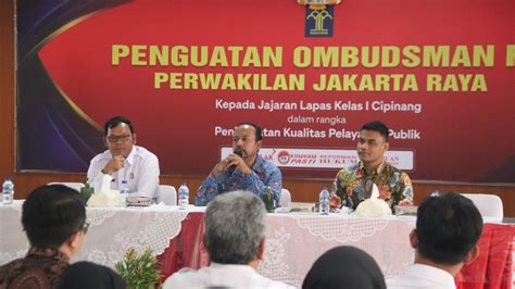 Lapas Cipinang Komitmen Tingkatkan Kualitas Pelayanan Publik