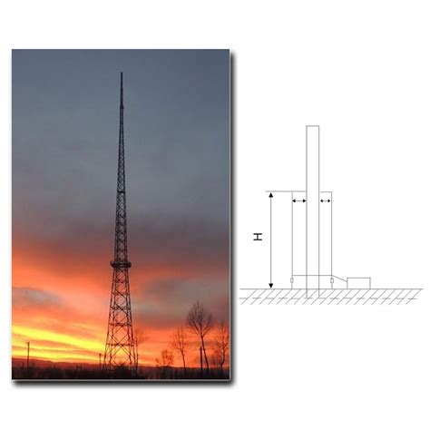 AM Shunt Fed Medium Wave Antenna For AM Station FMUSER