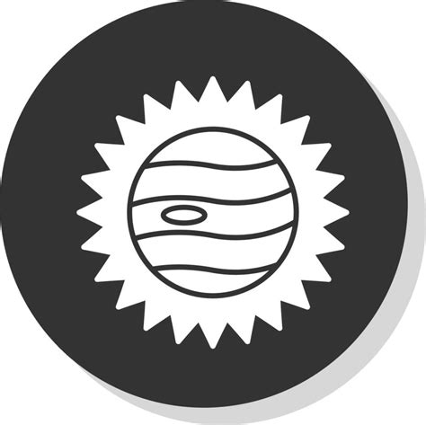 Eclipse Glyph Grey Circle Icon 42809649 Vector Art At Vecteezy