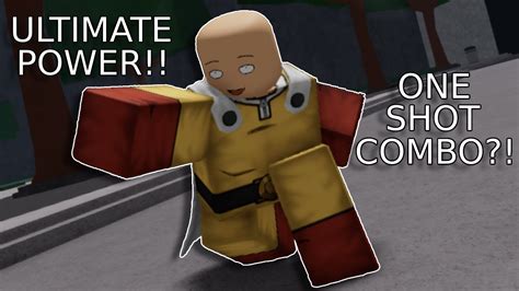 Saitama Is Very Good Roblox Saitama Battlegrounds Youtube