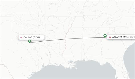 Direct Non Stop Flights From Dallas To Atlanta Schedules