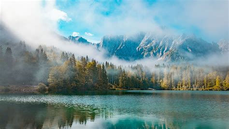 山水 碧波 仙境 风景 壁纸高清