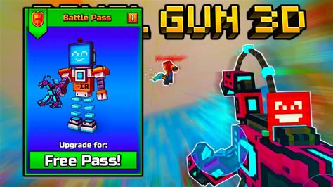 Pixel Gun 3D F2P I Unlocked The Battle Pass For FREE YouTube