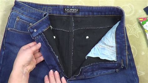 How To Alter A Zipper In Jeans Youtube