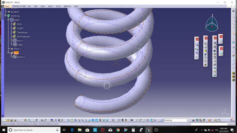 212 Part Design Catia V5 Rib Definitionkeep Angle Pulling Direction