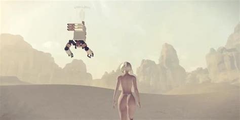 Nier Automata B Naked Encuerada Desierto Tnaflix
