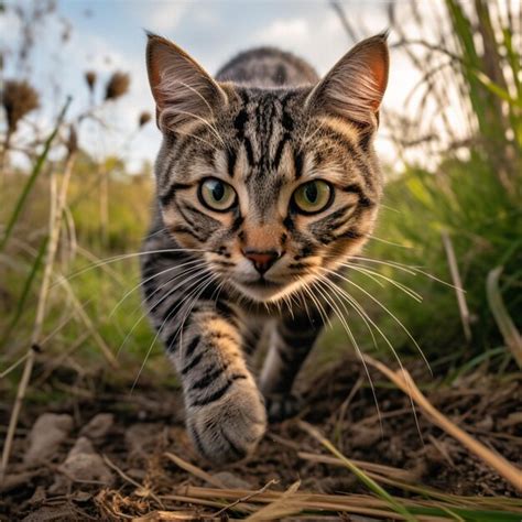 Foto De Gato Toma Completa Alta Calidad Hdr K Ultra Hd Salvaje