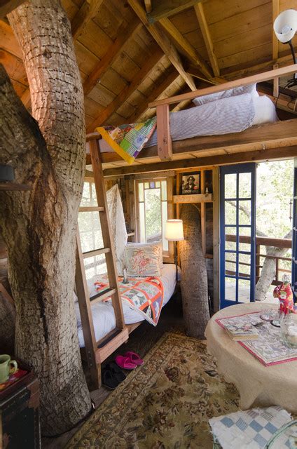 Treehouse Rustic Bedroom San Francisco By Alex Amend Photography