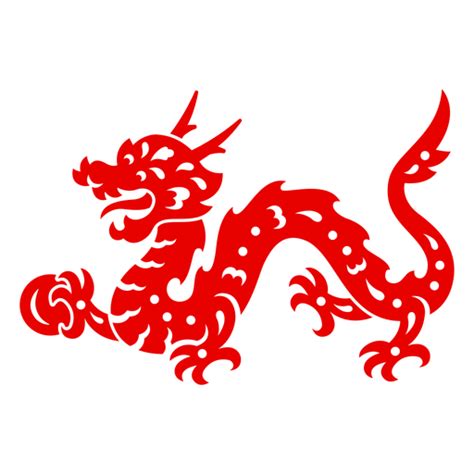 Chinese Red Dragon Png PNG & SVG Design For T-Shirts