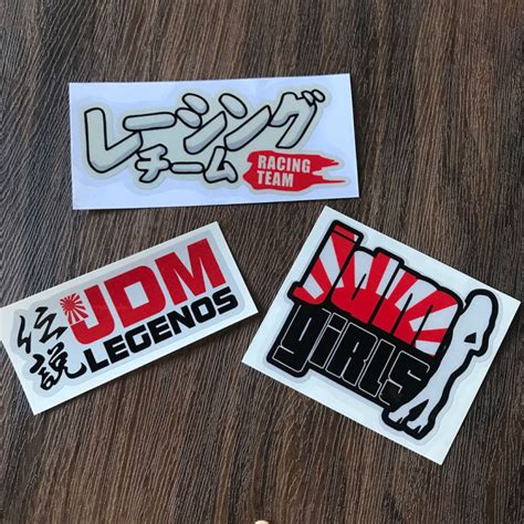 Jdm Reflective Motorcycle Sticker Car Decals Lazada Ph