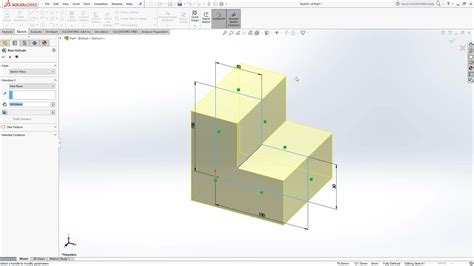 Solidworks 03 Introduction Extruding With Blind And Midplane