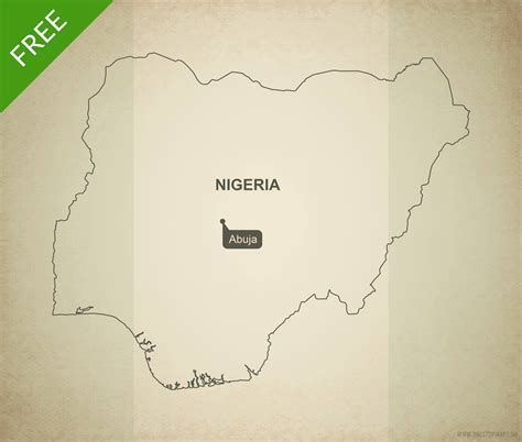 Vector Maps of Nigeria | One Stop Map