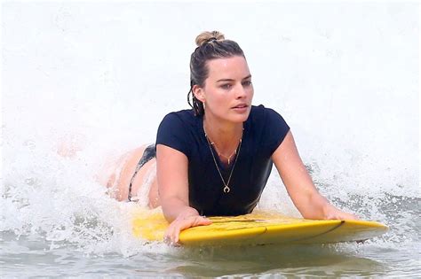 Margot Robbie in Bikini on the Beach in Costa Rica 07/20/2018 • CelebMafia