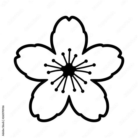 Sakura Flower Vector Art