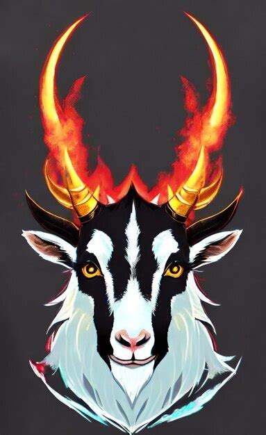 Premium AI Image | goat demon