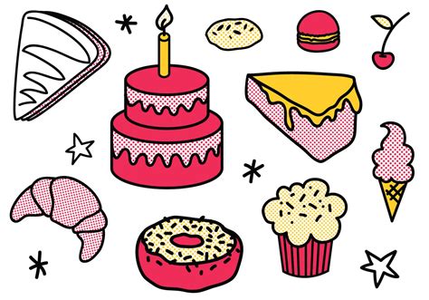 Free Dessert Vectors 100326 Vector Art at Vecteezy