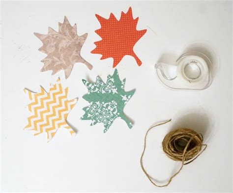 Fall Leaf Garland - Creative Ramblings