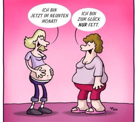 A Pregnant Woman Is Talking To A Man With Speech Bubbles Above Her Head