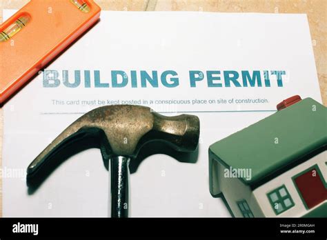 Building Permit Hi Res Stock Photography And Images Alamy