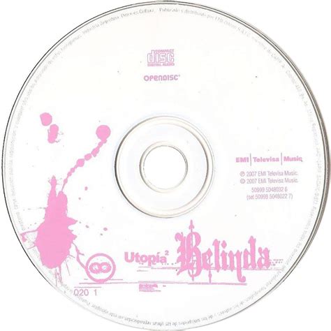 Car Tula Cd1 De Belinda Utopia Edicion Especial Portada