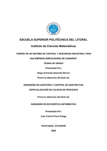 n DSpace en ESPOL Escuela Superior Politécnica del Litoral