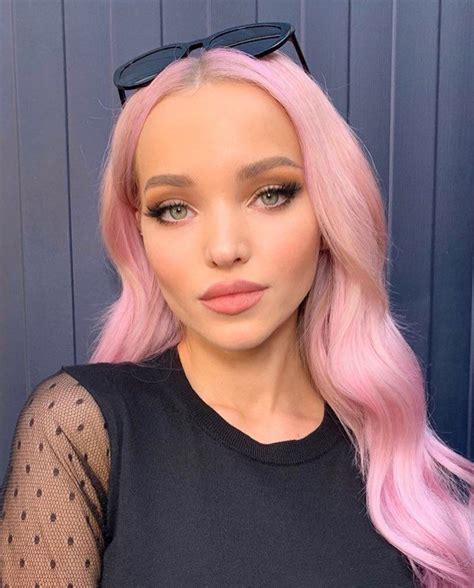 Dove Cameron Pink Hair Dove Cameron Style Light Pink Hair