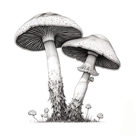 Mushroom Drawings Free To Copy Paste