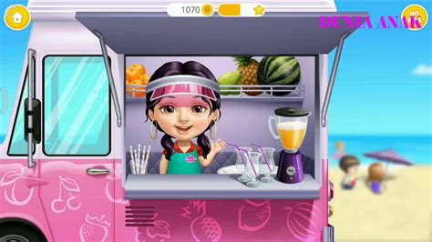 Game Masak Masakan Mainan Anak Perempuan Membuat Ice Jus Buah Youtube